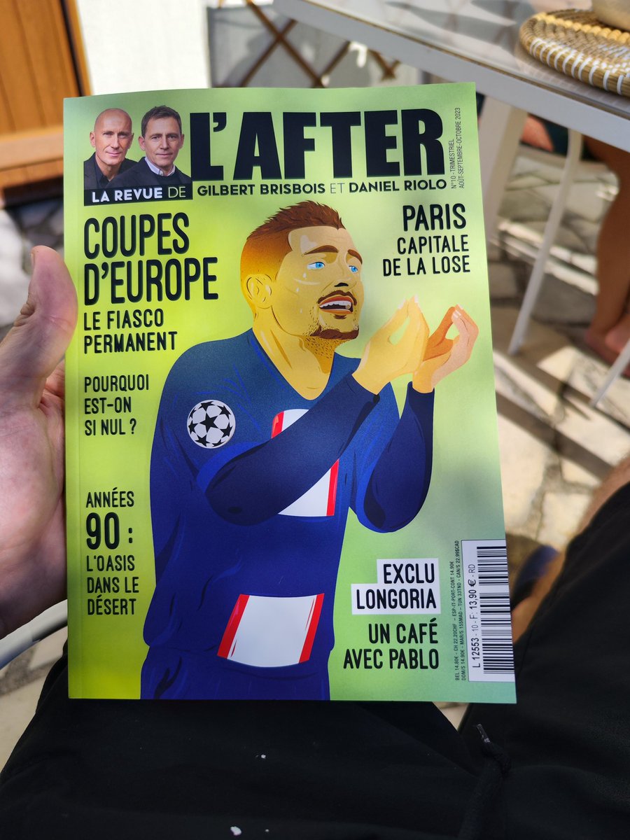 Fauveau Sylvain (@sylv1_sylvain) on Twitter photo Reçu la veille de la reprise pour moi, je pense que mes pauses déjeuner vont être occupées 😜 <a href="/AfterRMC/">After Foot RMC</a> @AfterFoot_Revue <a href="/gilbertbrisbois/">Gilbert Brisbois</a> <a href="/DanielRiolo/">Daniel Riolo</a> <a href="/tleplat/">Thibaud Leplat</a> Reçu la veille de la reprise pour moi, je pense que mes pauses déjeuner vont être occupées 😜 <a href="/AfterRMC/">After Foot RMC</a> @AfterFoot_Revue <a href="/gilbertbrisbois/">Gilbert Brisbois</a> <a href="/DanielRiolo/">Daniel Riolo</a> <a href="/tleplat/">Thibaud Leplat</a>