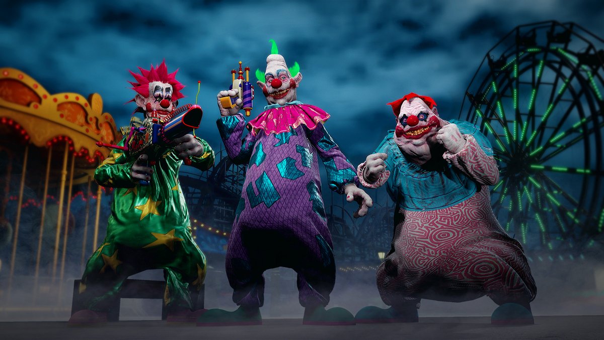 gematsu's tweet photo. Killer Klowns from Outer Space: The Game to be published by IllFonic https://t.co/h6qedQ4IPu https://t.co/5NZM2Cx0rU