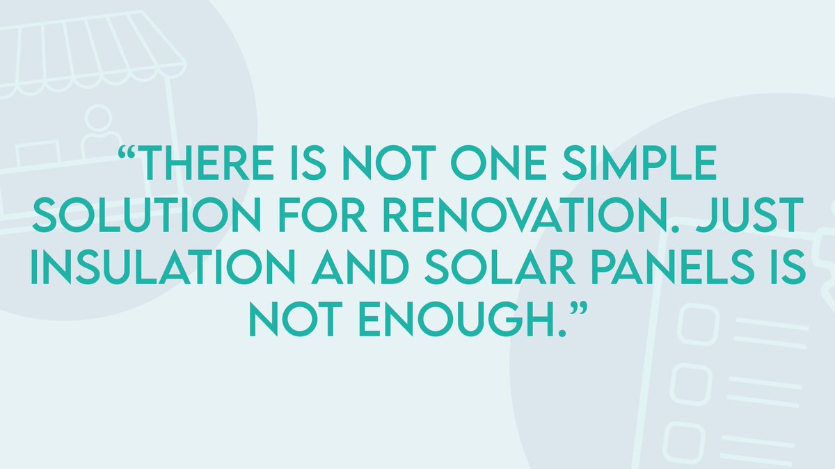 Investments in #renovations of homes are vital for the environment, economy, and people’s quality of life. That’s why we started Save the Homes, to stimulate #homerenovation demand, increase renovation rate and thus contribute to improving people’s lives.