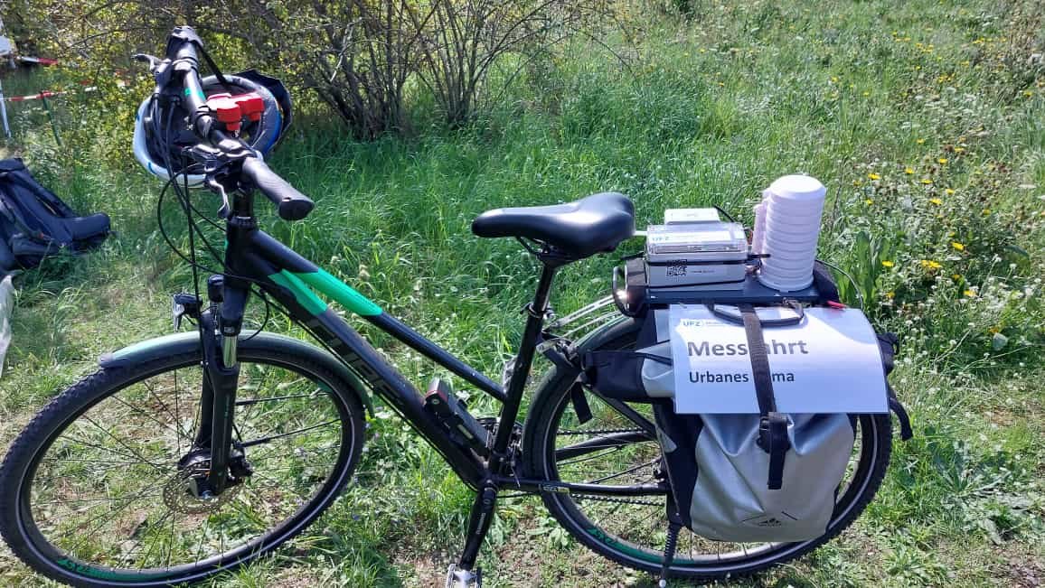 cityclim's tweet image. The #CityCLIM partner @UFZ_de  is participating in a measurement campaign together with the @tudresden_de. CityCLIM supported the backpack measurements with mobile measurement platforms.