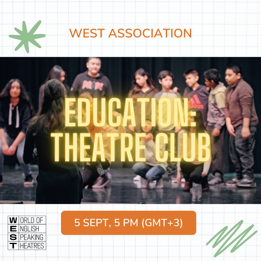 West_Theatres_A's tweet photo. While the team of WEST is preparing for Kyiv part of #UkraineFringe...
We invite you to our next #TheatreClub!
This time we are talking about #theatreeducation in all its various forms and types!
Sept 5 at 5 pm (GMT+3) - register by the link in bio!
#westtheatreassociation https://t.co/5B4dftDo44