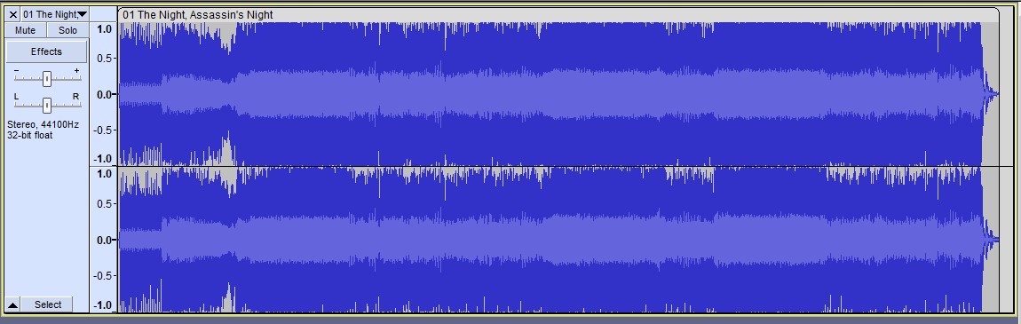 .@andyzax pointed out how brickwalled the reissued Rallizes '77 Live was. Just got the new Citta '93, I'm no audiophile but the waveform looks... ok? This was originally released as a bootleg in 2011 and I don't have the original to compare.