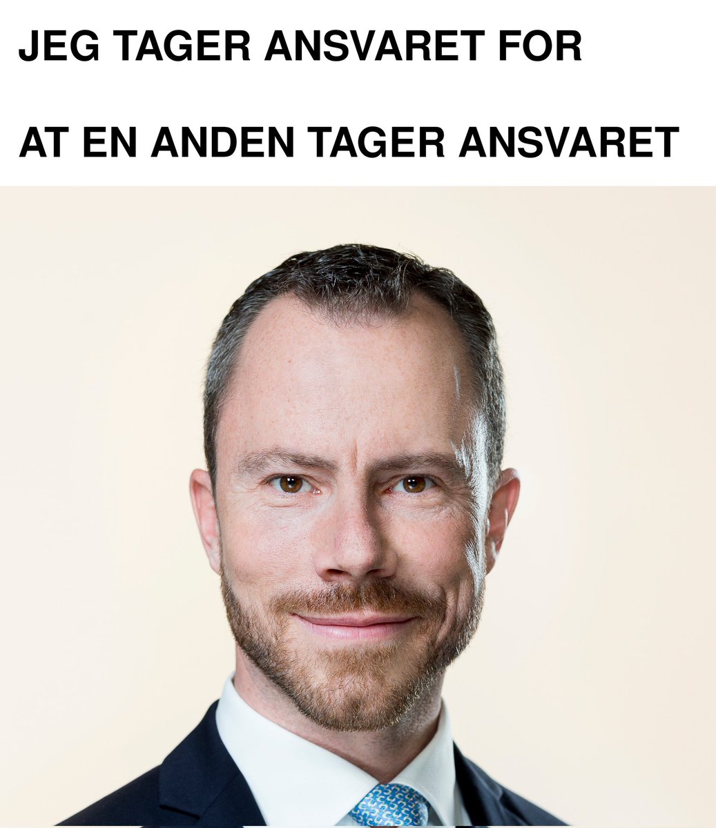 jhavemads's tweet photo. Ansvarsministeren er tilbage.

This aged well. 

#dkpol #dkmedier https://t.co/4HRlE5oa2B