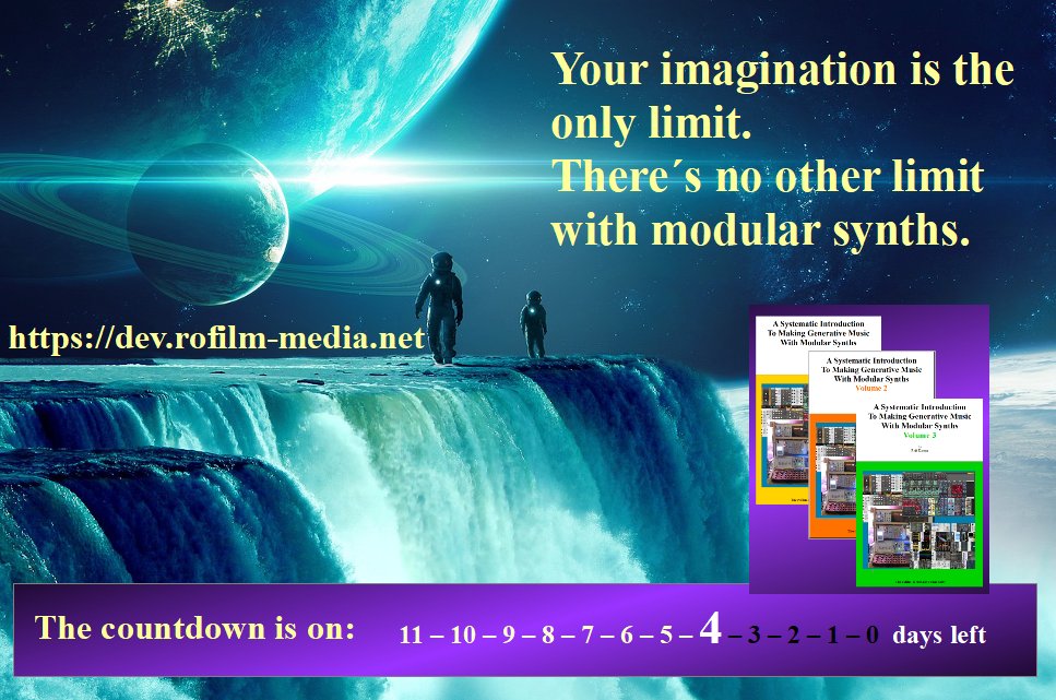 Rofilm1's tweet image. patching #modulars , making #generative #music, working with modular #Synths The Trilogy
 dev.rofilm-media.net