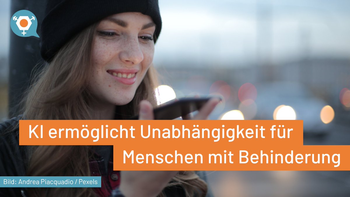 Für Menschen mit #Behinderung kann #KI Unabhängigkeit bedeuten: Intelligente #SmartHome-Lösungen helfen Mobilitätseingeschränkten im Haushalt, #NaturalLanguageProcessing unterstützt Personen mit Sprachschwierigkeiten und #ComputerVision hilft Blinden und Seheingeschränkten.