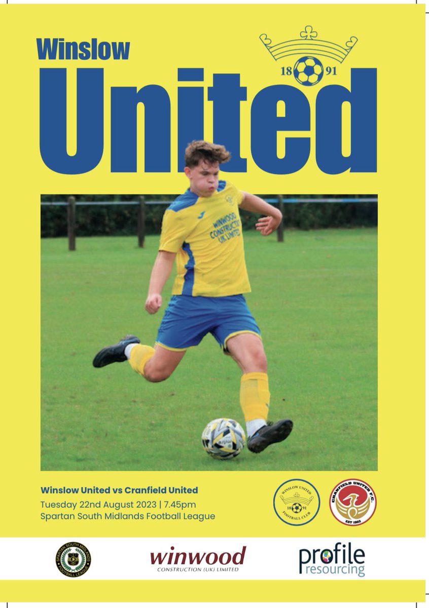 Match day at the Gate!!

Tonight we welcome @CranfieldUnited for a SSMFL Division One game.

Kick off 7:45PM: bar and ground open at 7.

Admission £6 Adults / £3 Concessions/ 16 & under - free. Programme £1