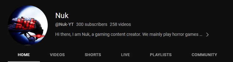 NukYoutube's tweet photo. We hit 300 Subscribers on YouTube. Thank you so much! #YouTube #gamingcommunity #contentcreators https://t.co/9AidTwDTvy
