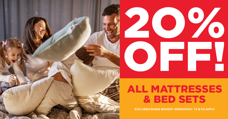 Dial a Bed on X: SAVE THOUSANDS with 20% OFF our best brands! ALL