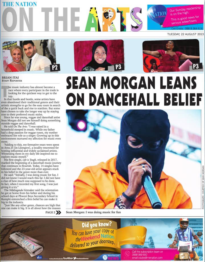 SeanMorganMw's tweet photo. In Today’s Newspaper 🗞️!!!!
🔥👑 https://t.co/wCMlWcZ6d6