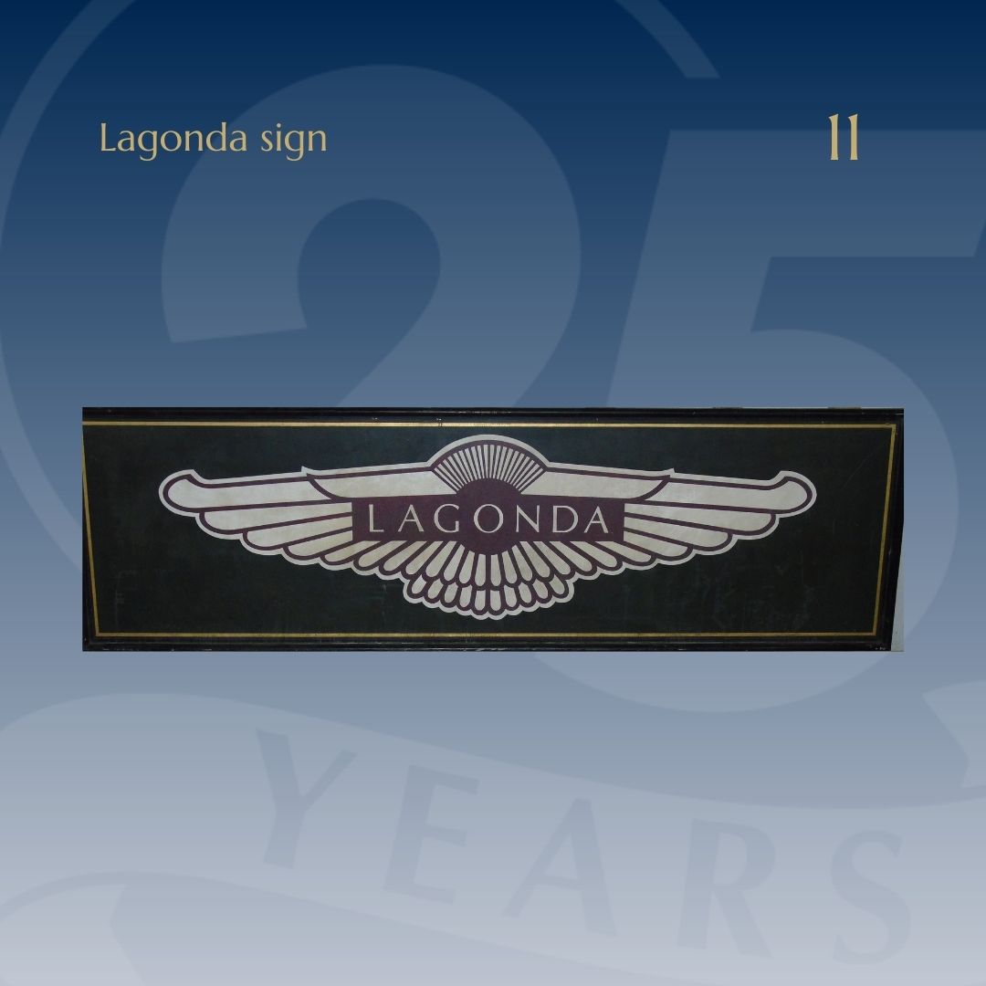 AMHTOfficial's tweet photo. #11. In 1947 David Brown bought Lagonda shortly after taking over Aston Martin. By merging the two companies together he created Aston Martin Lagonda, the company we know today.
#25Years25Objects #AMHT25 #HeritageFuelsPassion https://t.co/zsFeckjVA7