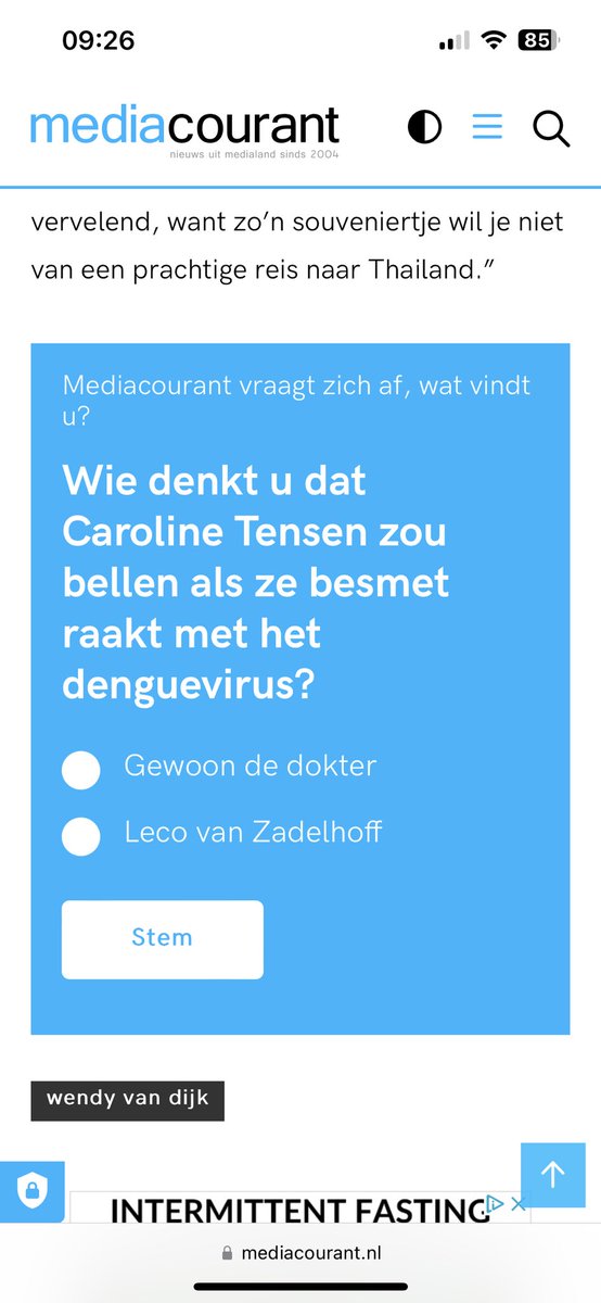 De polletjes op de Mediacourant zijn echt mijn guilty pleasure.

#mediacourant