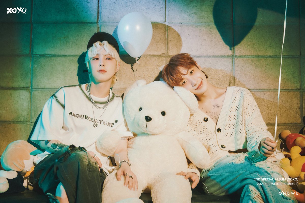 official_ONEWE's tweet photo. [#ONEWE]

ONEWE 2ND SPECIAL 
ALBUM [XOXO]

🔸 CONCEPT PHOTO 🔸

2023.08.29 6PM RELEASE✔

#원위 #XOXO #SALTY_BOY
#동명 #DONGMYEONG #기욱 #GIUK https://t.co/yZkfXEPay6