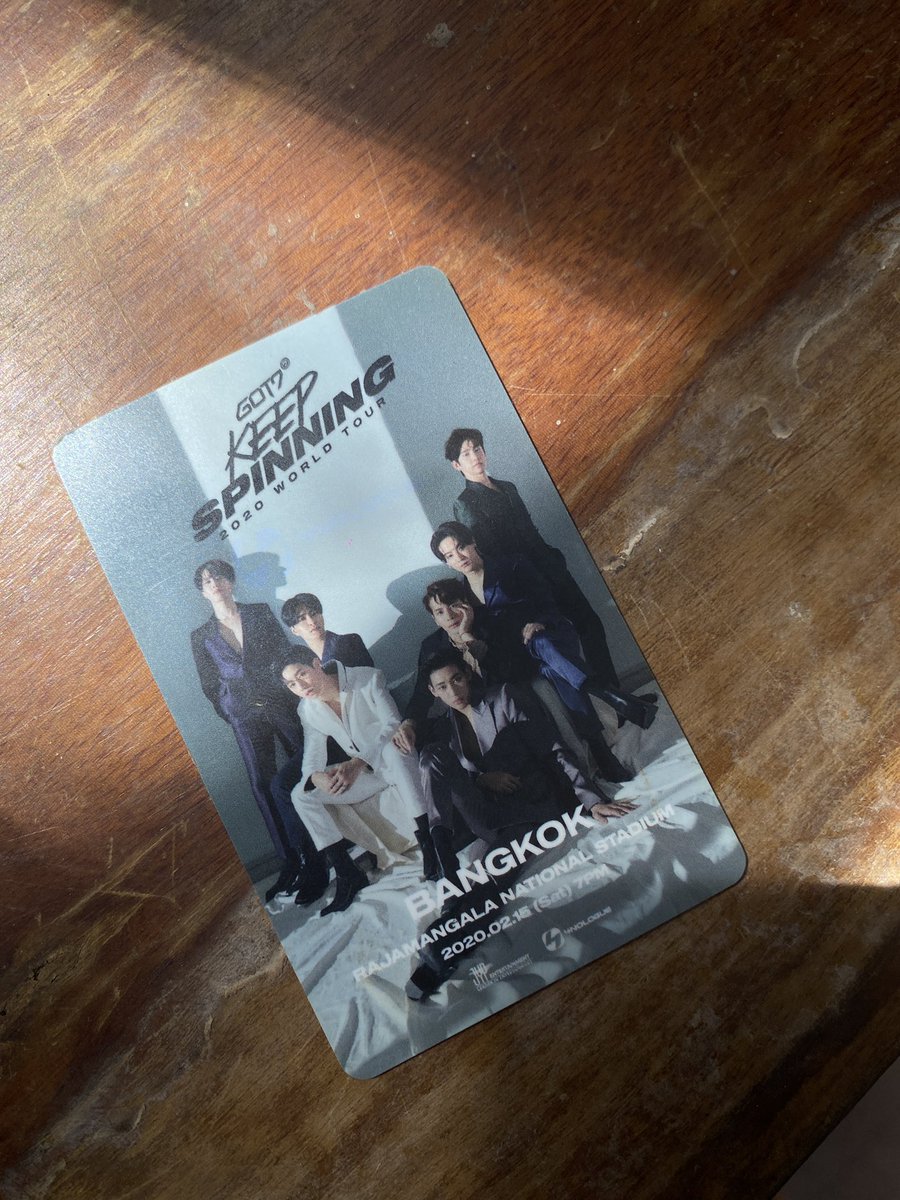 meterlaa's tweet image. [ขาย] บัตรแข็งคอนเสิร์ต GOT7 
•KEEP SPINNING

ราคาใบละ 450 บาท
ค่าส่ง : 50 บาท 
สนใจ DM มาได้เลยค่ะ 

#ตลาดนัดอากาเซ่ #ขายของสะสมgot7 #GOT7 #ตลาดนัดอากาเซ #ขายของสะสมกัซ #ตลาดนัดgot7