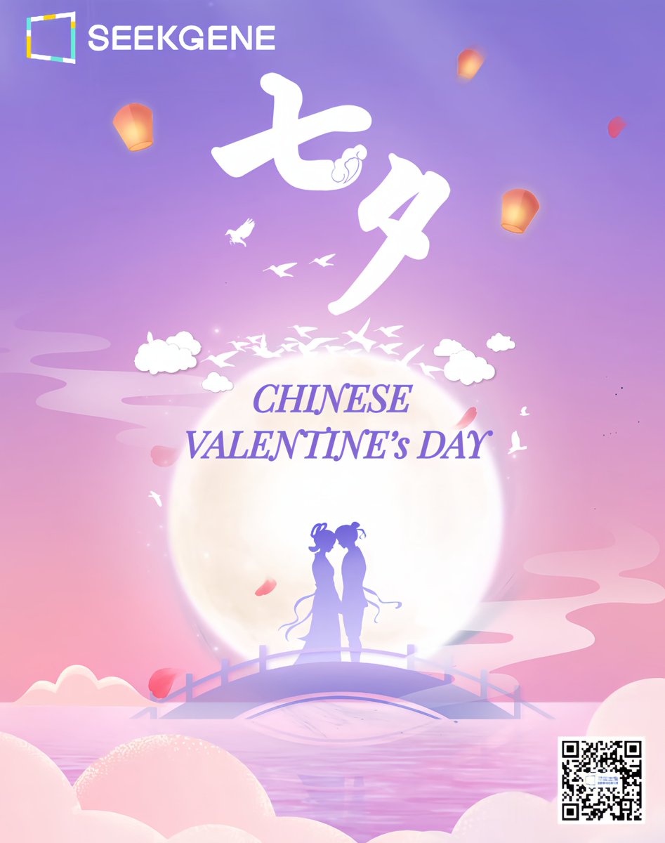 SeekGeneBiosic's tweet photo. ✨Wishing everyone a day filled with love and joy on this special Chinese Valentine's Day. May your relationships be as beautiful as the story of the Cowherd and Weaver Girl, bridging the gap between stars. Remember "Love is Love"👩‍❤️‍👨🌈👩‍❤️‍👩#QixiFestival #ChineseValentinesDay https://t.co/0jkmqBCAq6