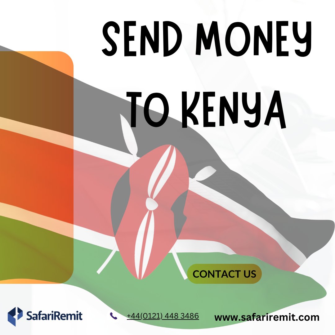✈️ Sending love and support across continents! 🌍🤝 If you're in the UK and have family, friends, or loved ones in Kenya, I've got some exciting news for you. Sending money back home has never been easier, thanks to SafariRemit! 💸✨
#SafariRemit #GlobalConnections #SendMoneyHome