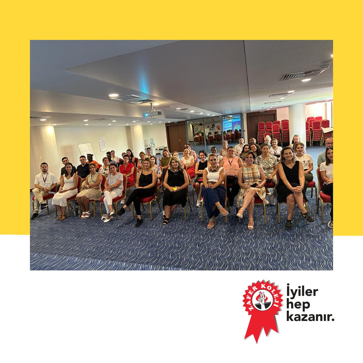 Ağustos programımızın 5. gününde anaokulu ve ilkokul öğretmenlerimizle bir araya geldik. Eğlenceli Bilim Eğitim Koordinatörü Sn. Nilhan Erbay'ın atılımında  2023-2024 Eğitim ve Öğretim yılı için öğretmenlerimizin deneyimleyeceği bilim etkinlikleri üzerinde durduk.