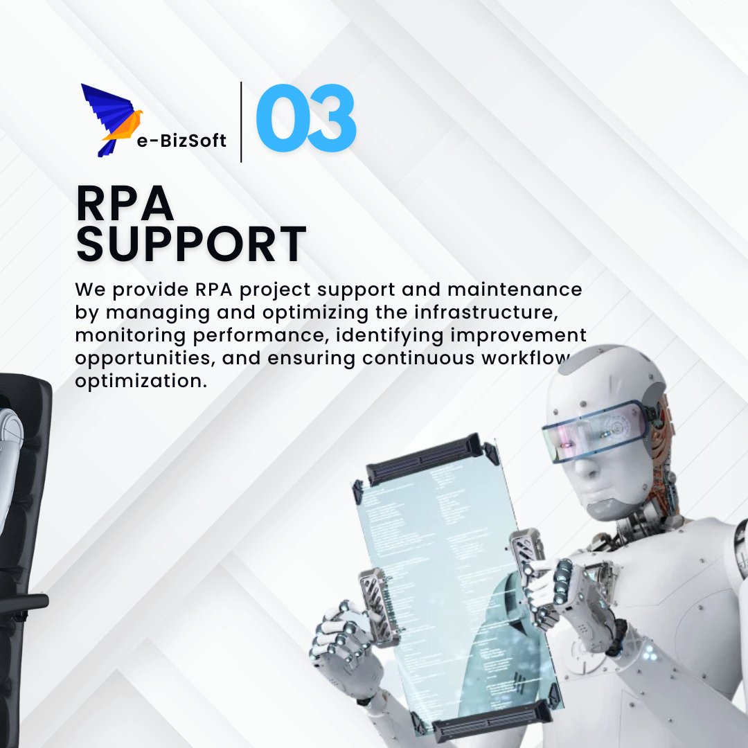 ebizsoft's tweet photo. Part 1
RPA automates your company’s everyday tasks, enhances Productivity, increases precision, and allows your workforce to focus more on strategic tasks such as growth and planning, requiring more human analysis.

https://t.co/WRRNq5dkcv

#eBizSoft #RoboticProcessAutomation https://t.co/FcxEidDQhW