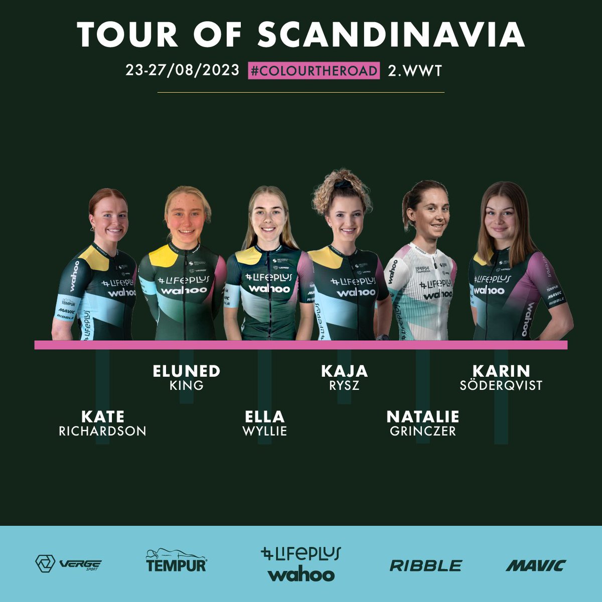 We're back in Norway, back racing and back in Green. Here's our team for the upcoming @Battlenor #UCIWWT