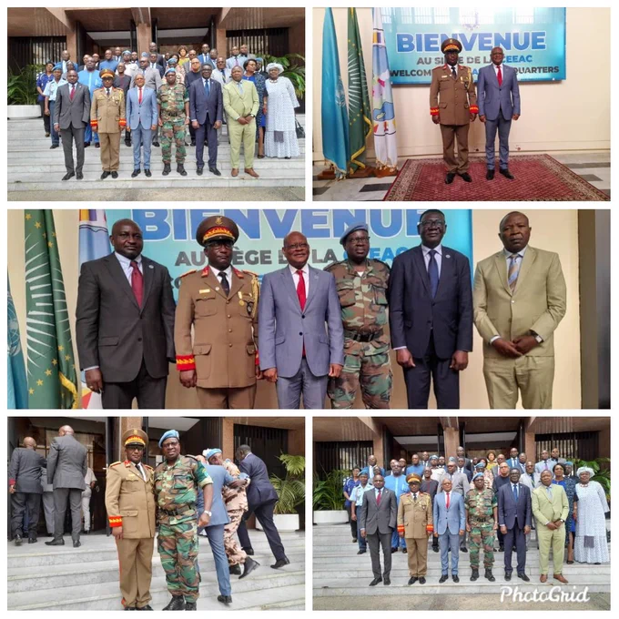 Ikiriho's tweet photo. Le Gén. major #burundi-ais Audace Nduwumunsi a prêté serment en tant que nouveau Chef d'Etat major de la Force multinationale de l’Afrique centrale #FOMAC dont le siège se trouve à #Libreville- #Gabon. Il était Secrétaire Permanent au ministère de la Défense @MdnacBi @CEEAC_ECCAS https://t.co/GnKsciaLdy