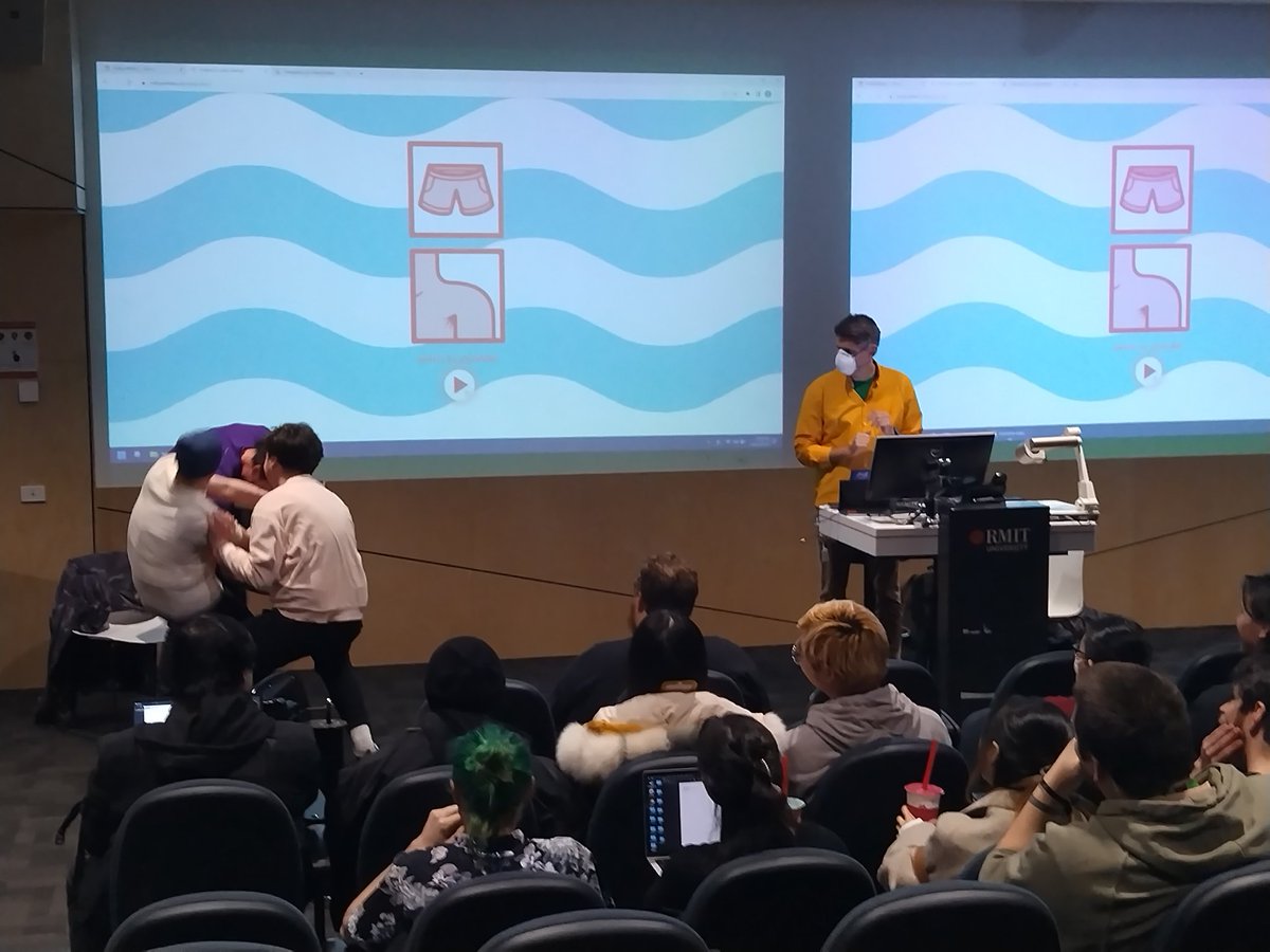 It's really about "Who is prepared to supply those body parts" {giGgLeS}. Pretzel, by Tim Snowdon <a href="/RMITGames/">Games at RMIT</a>