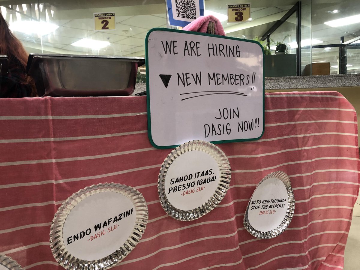 dasig_slu's tweet photo. DASIG SLU NOW SERVING SA SILANG LOBBY! 

Bisitahin ang DASIG Eatery ngayong araw hanggang Agosto 24, 2023 sa Diego Silang Lobby, SLU! Tikman at alamin ang bawat putaheng inihanda namin sa aming munting kusina! 

#DASIG
#IntegratedRelevantDecisive https://t.co/ah5ZW9XW9G