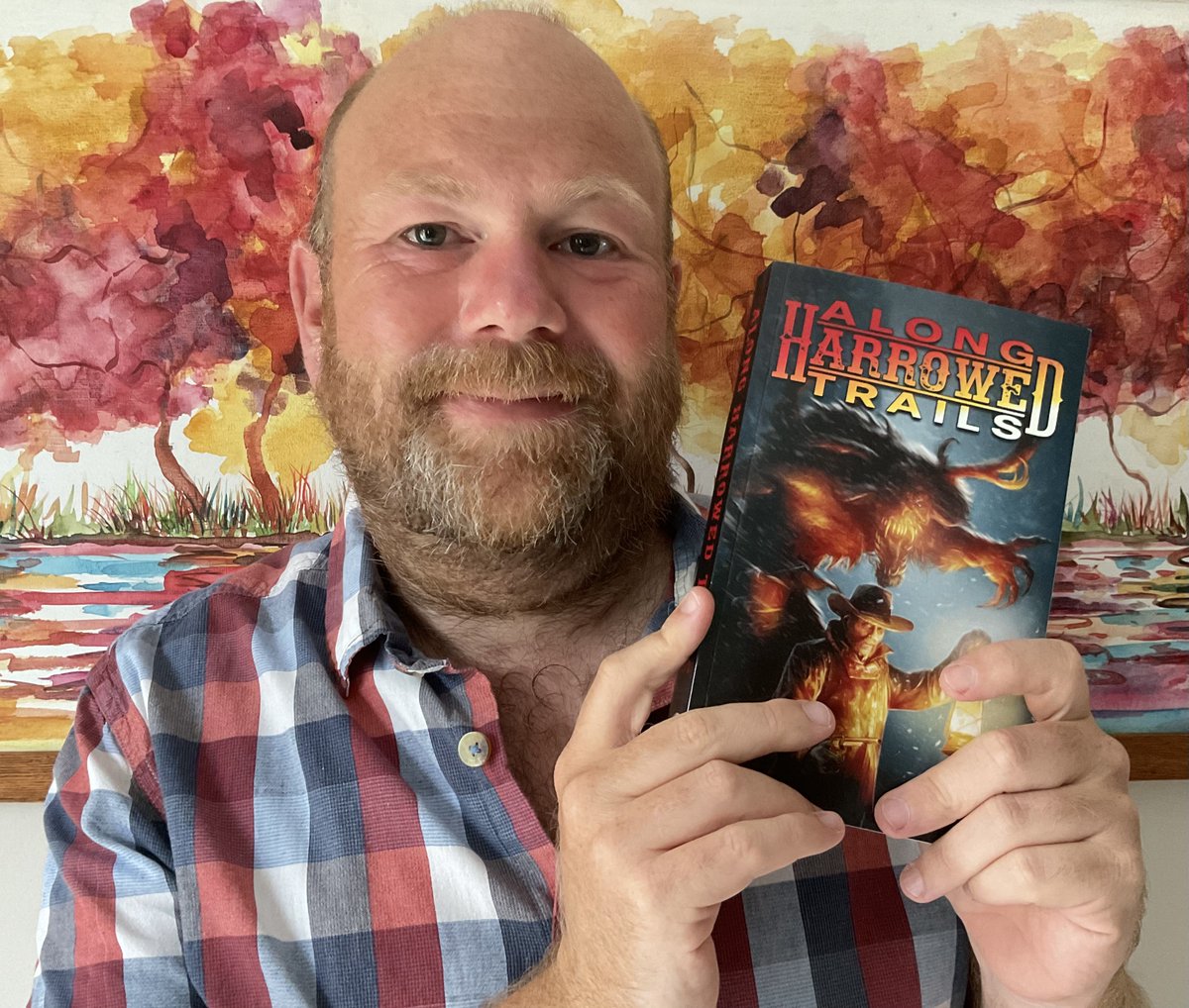 My @press_ghost contributor copy of Along Harrowed Trails arrived! It is a thing of beauty - stunning cover, over 300+ pages of Wild West - so something for every Lone Ranger. Grab a copy direct or from amazon.com/dp/B0C3JMTDK7?…
