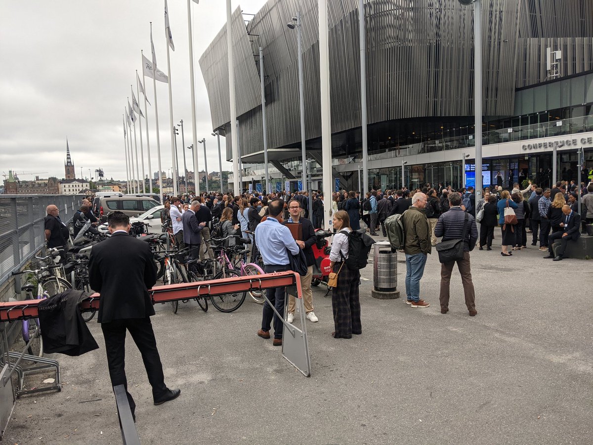 New forms of networking session at #WorldWaterWeek Evacuate all your delegates into the taxi rank.....