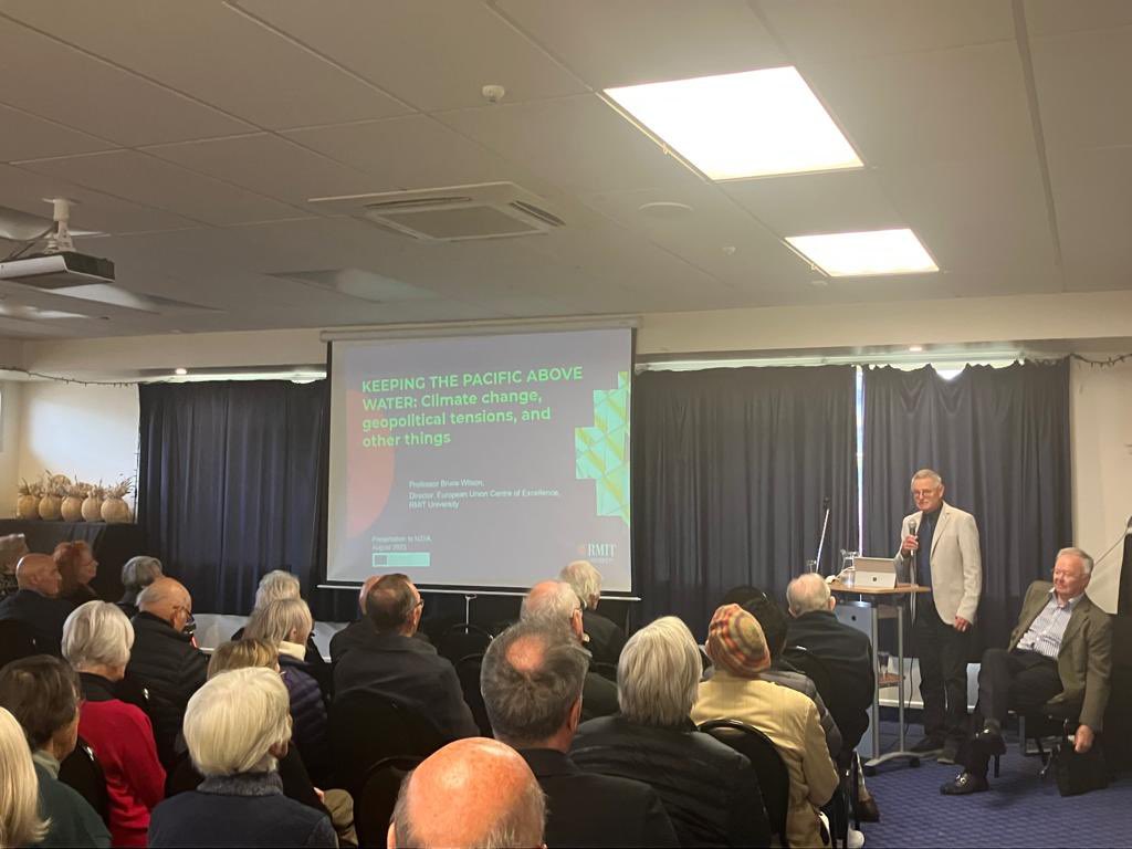 Great to have Prof. Bruce Wilson from @RMIT_EU_CENTRE  touring New Zealand presenting a #diplo_EUNZ seminar at the @NZIIA_Wgtn  and @NZIIA Hawke’s bay.

Bruce will be speaking @UCNZ @NCRE2021  on 24th August 2023 at 2:30pm

Logie 613, UC

@UCNZArts @UCPols @esaanzofficial
