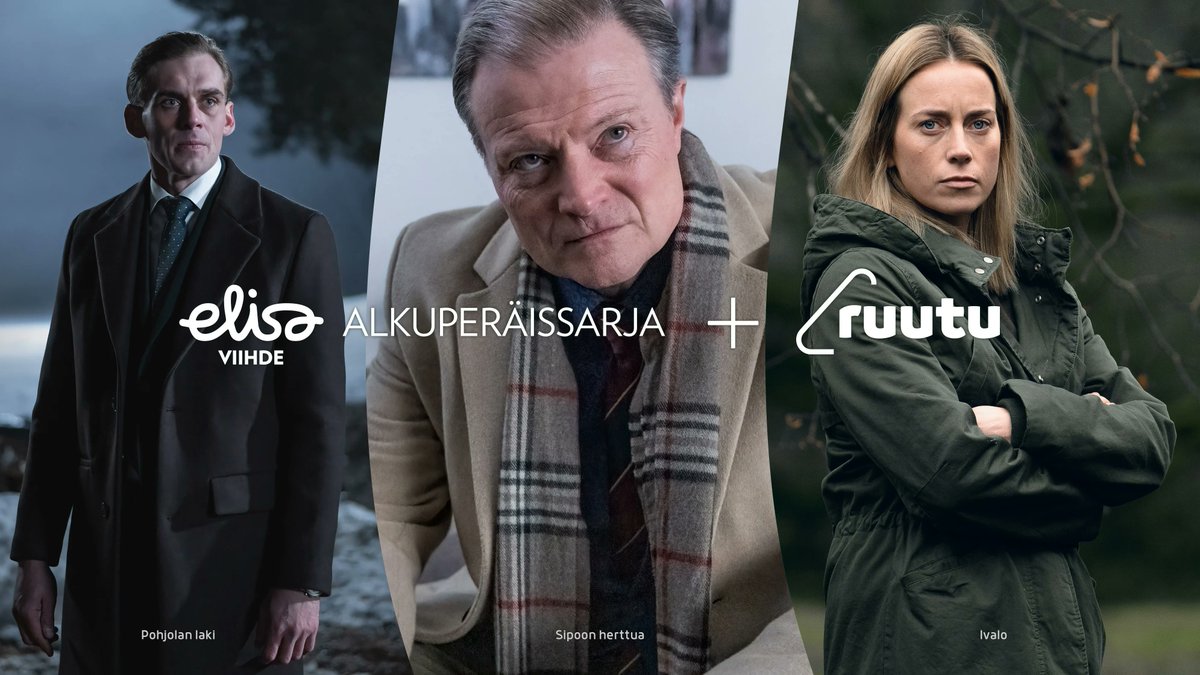 Hienoja yhteistyöuutisia kotimaisen viihteen ystäville: Ivalo ja muut Elisa Viihteen uudet alkuperäissarjat ja sisällöt 1. lokakuuta alkaen ensiesityksessä vain Ruudussa✨

<a href="/ElisaOyj/">Elisa</a> <a href="/Ruutufi/">Ruutu</a> 

Lue lisää 👉 sanoma.fi/ruutu-elisa-vi…