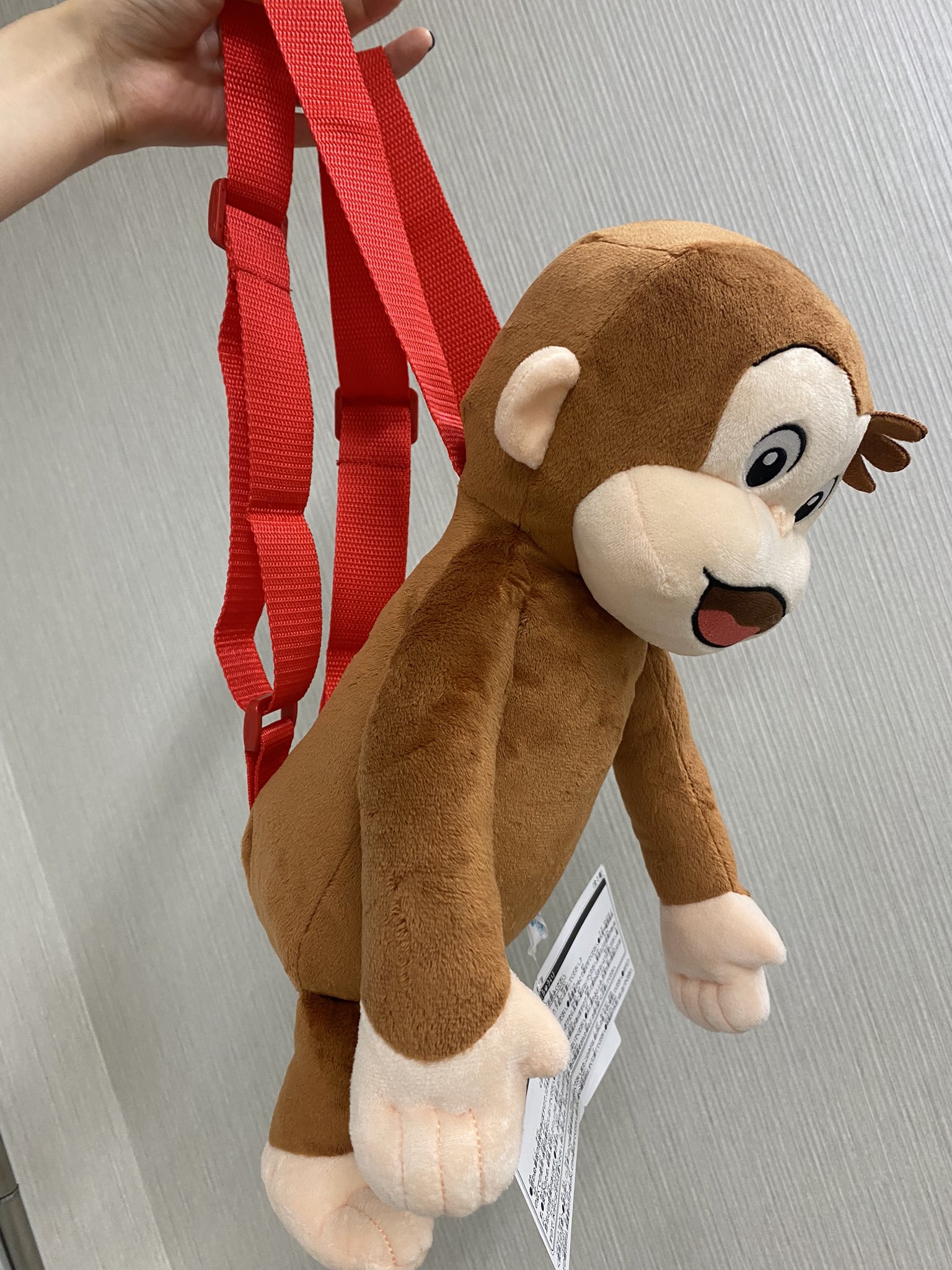 おさるのジョージ ぬいぐるみ リュック付き m46899365673_1.jpg?1729574222