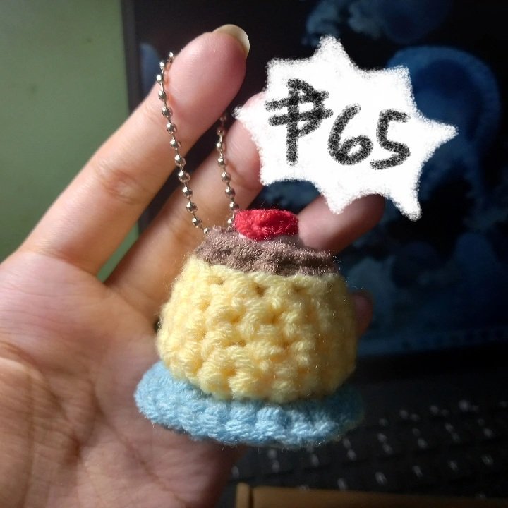 dojellofi's tweet photo. wts lfb ph crochet pudding charm 🍮

���� pudding ₱60
𖦹 pudding with toppings ₱65

mine to claim :3 https://t.co/dunHr6q2IL