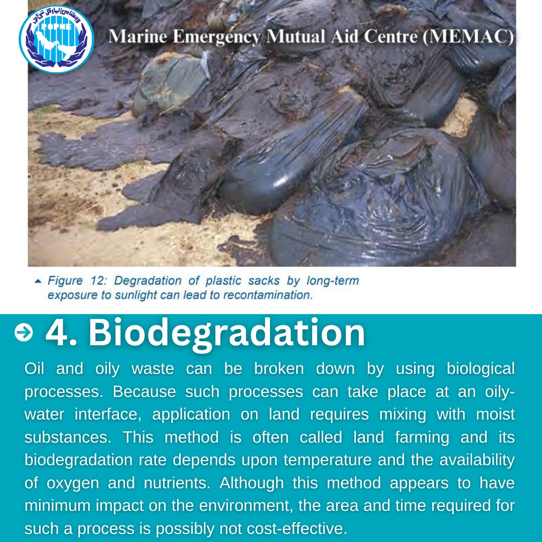 MemacRsa's tweet photo. The correct and safe collection of waste supports the disposal process, such as by segregating liquid from solid waste. The appropriate disposal treatment method is normally governed by type of oil and debris recovered, and the available resources for disposal 🗑️♻️

#Pollution https://t.co/E2mWekPtiV