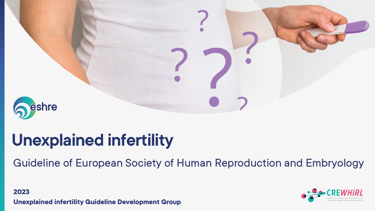 ESHRE's tweet photo. π£ In June ESHRE published a new evidence-based guideline on Unexplained Infertility and now it's summary paper discussing key messages has been published in Human Reproduction.
Check it out now β‘ https://t.co/twZcYthXGs
#ESHREGuidelines #ESHRE #OUP #ESHREJournals https://t.co/MuOrQDtJih