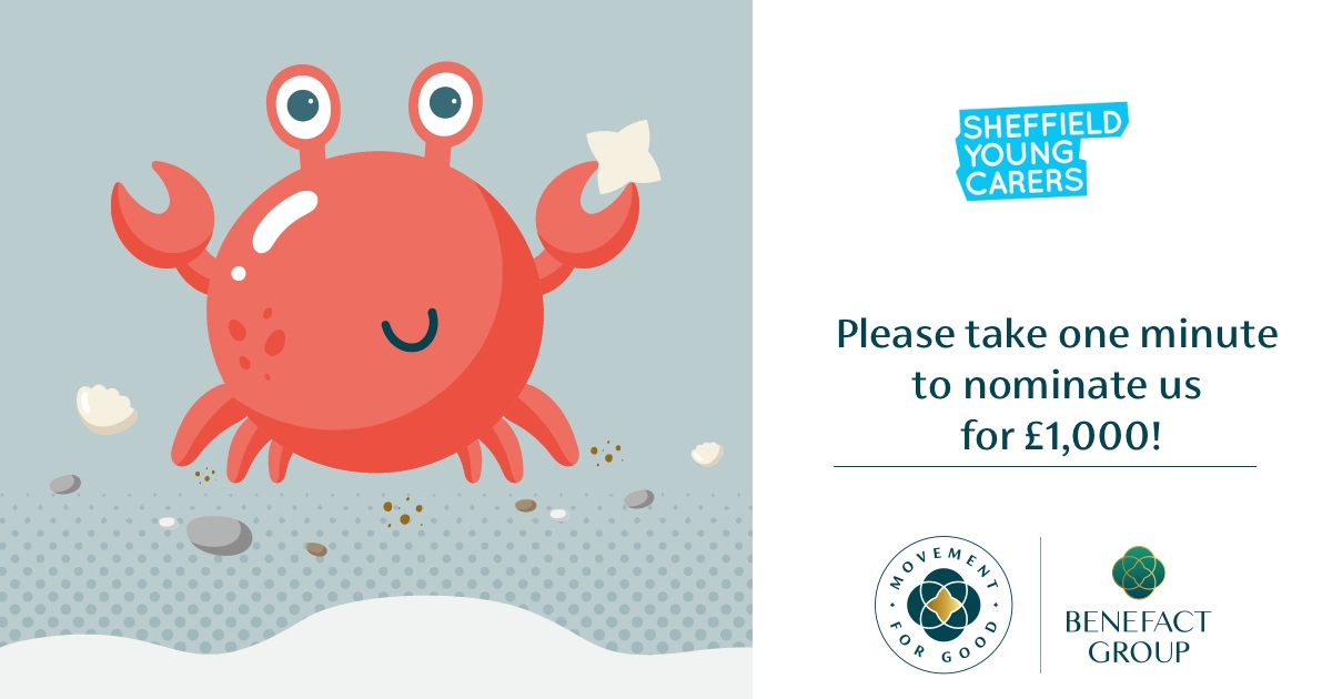 SheffYoungC's tweet photo. Could you take a minute out of your day to nominate SYC for £1000 from @benefactgroup Movement for Good?

If so, follow the link below and our charity details will already be filled out for you!

Click here: https://t.co/VuNDtWUo3S https://t.co/VWS6JhuQQz