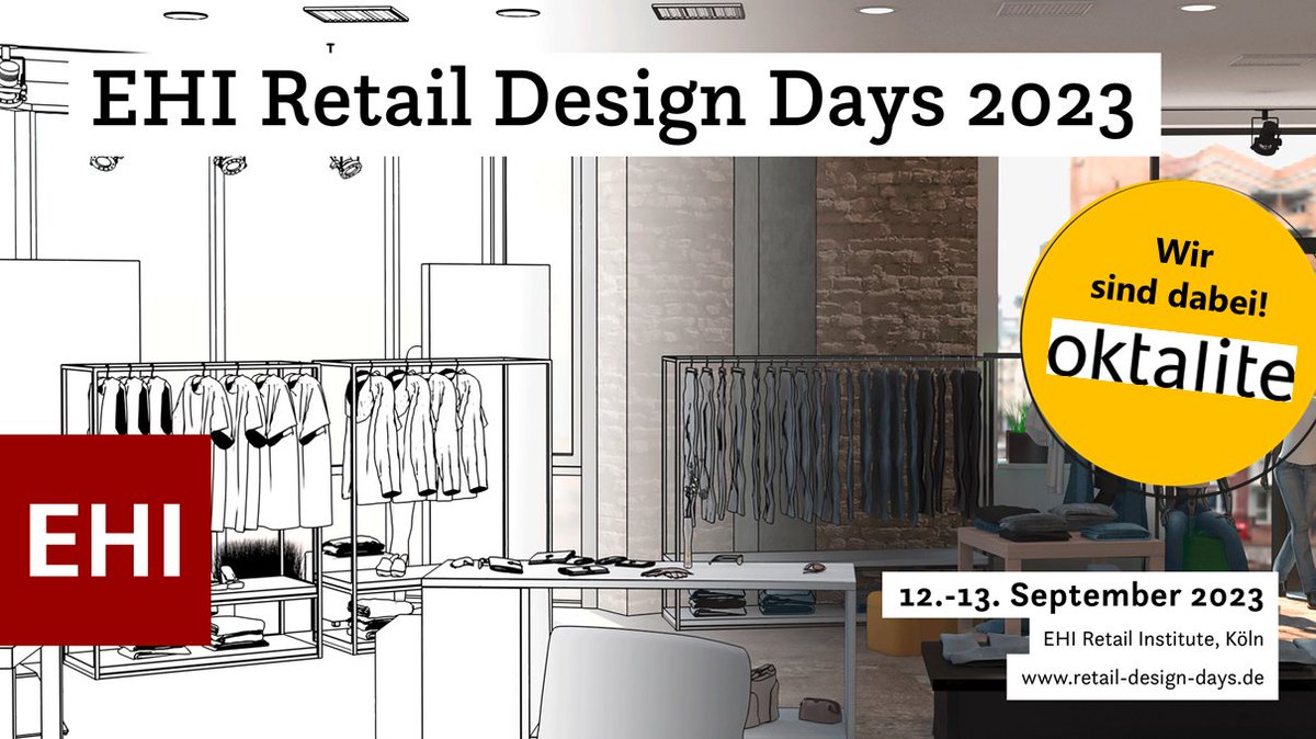 Nachdem wir bei der Premiere der EHI Retail Design Days die Teilnehmenden zur Abendveranstaltung als Gäste in unserem Showroom begrüßen durften, freuen wir uns, auch in diesem Jahr als Sponsor und Co-Referent wieder mit von der Partie zu sein. Anmeldung: ow.ly/cQCV50Pxk21