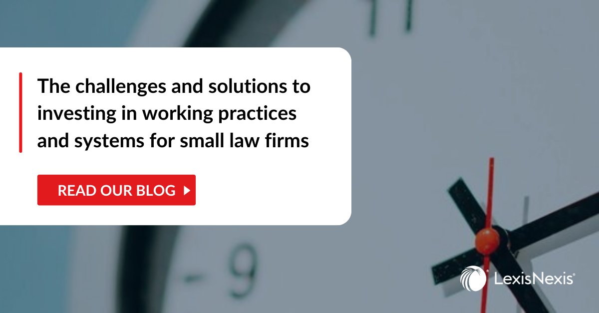 LexisNexisUK's tweet image. Staying stagnant is far more dangerous than taking a calculated risk. The #Bellwether2023 survey found keeping #WorkingSystems up-to-date is a challenge for over 80% of #SmallLawFirms. 

Discover more about investing in #LegalTech in our latest blog today: ow.ly/Cu2c50PAI0x