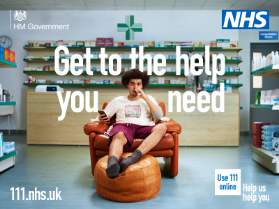 Use 111 online to get assessed and directed to the right place for you, like a consultation with a pharmacist.

➡️ 111.nhs.uk
