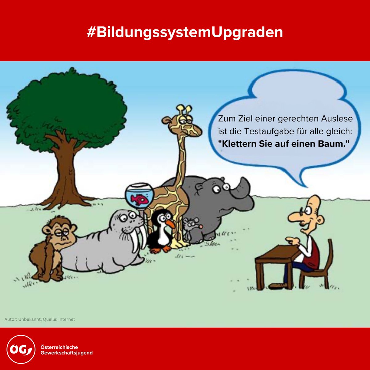 Das aktuelle Bildungssystem vernachlässigt Individualität, indem es alle Schüler:innen durch denselben Lehrplan und Prüfungen drängt. 

Die Förderung von Stärken und die Entfaltung von Talenten sollten im Mittelpunkt der Bildung stehen

Wir fordern: #BildungssystemUpgraden