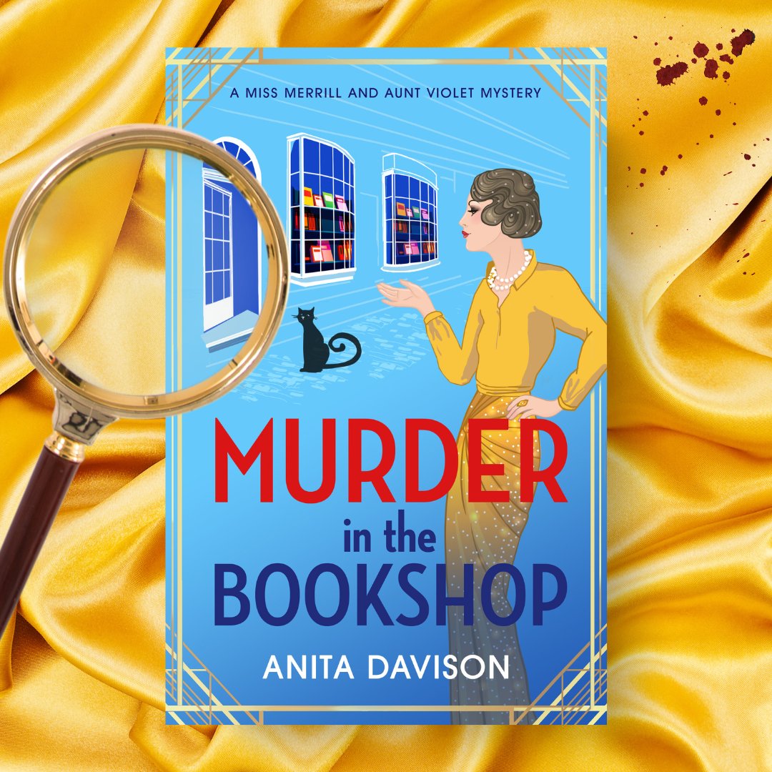 Someone’s been read their last rites… MURDER IN THE BOOKSHOP, the brand new WW1 cozy mystery by Anita Davison, is out now! Happy publication day @AnitaSDavison 🎉 Perfect for fans of T.E. Kinsey, start reading today: 🇬🇧 amz.run/71DF 🇺🇸 amz.run/71DH