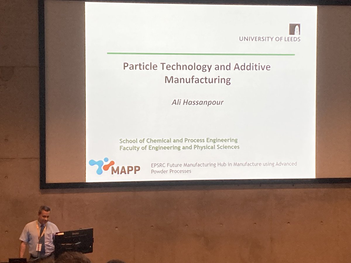 Watching the first plenary of my former colleague and office mate😁
#powdertechnology #additivemanufacturing