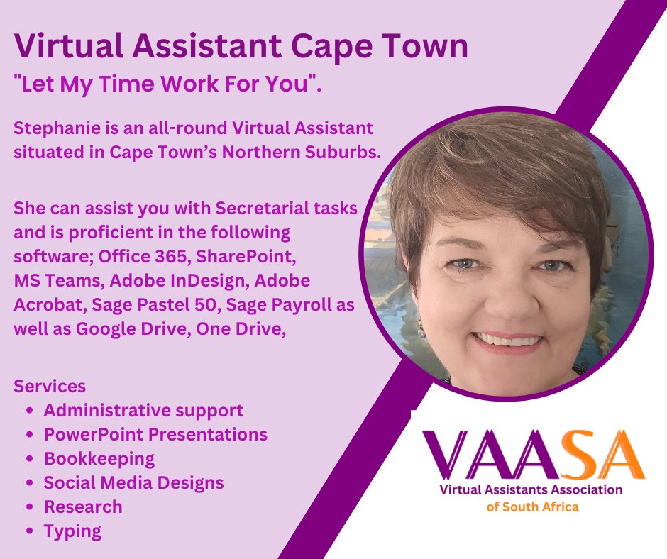 VA_Association's tweet image. If you would like to find out more about Virtual Assistant Cape Town, kindly contact Stephanie.
hello@va-capetown.co.za

#Personalassistance
#virtualwork
#remotesupport
#VAASA