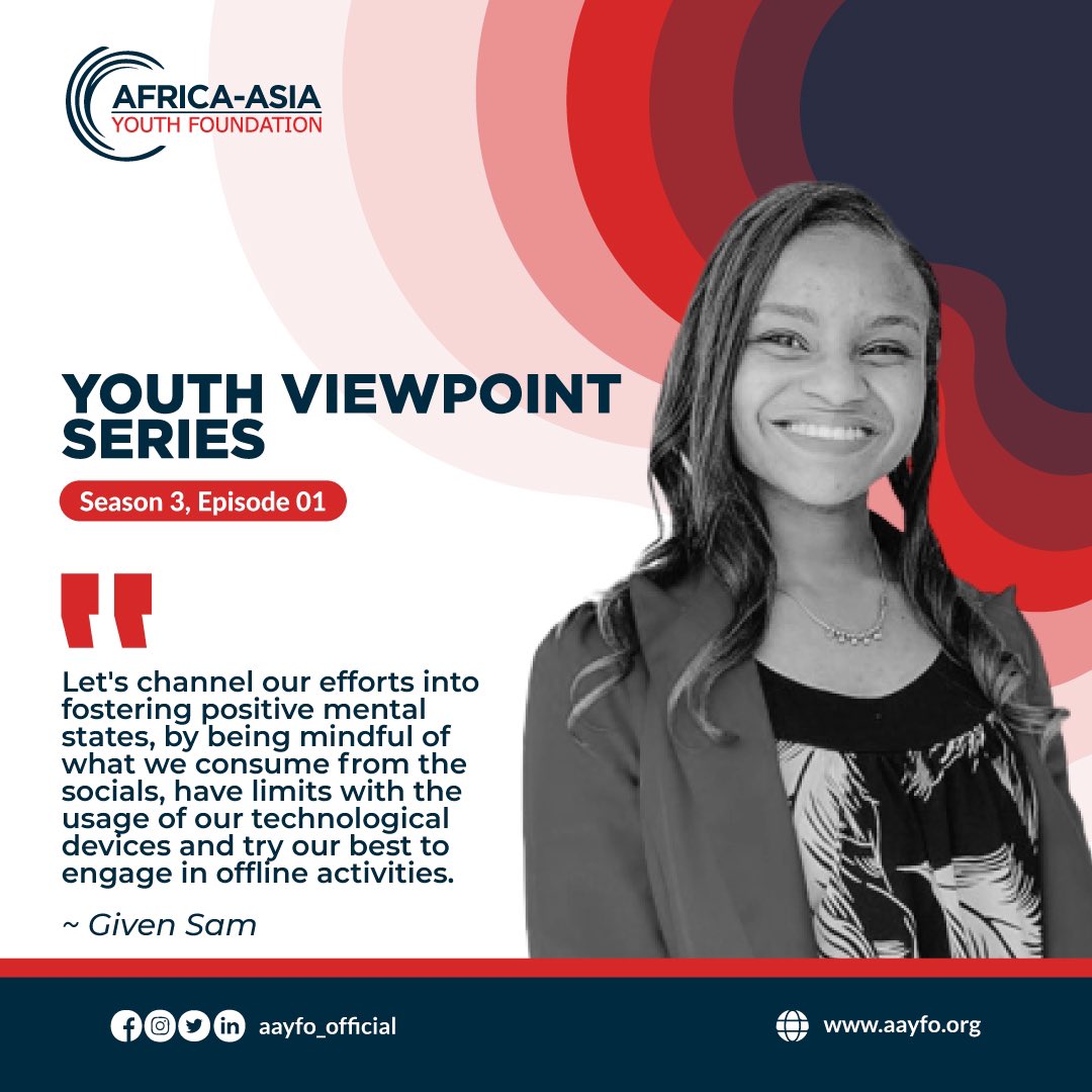 Recap from our previous youth view point series season 3, We had the pleasure of hosting incredible speakers, @ms_givensam & Glory Mlagwa join us for a Live Youtube session

They shared their insightful thoughts on the theme “Exploring the Impact of Technology on Human WellBeing”
