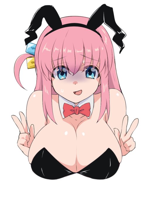 先月描いたぼっちをバニー化させておく 