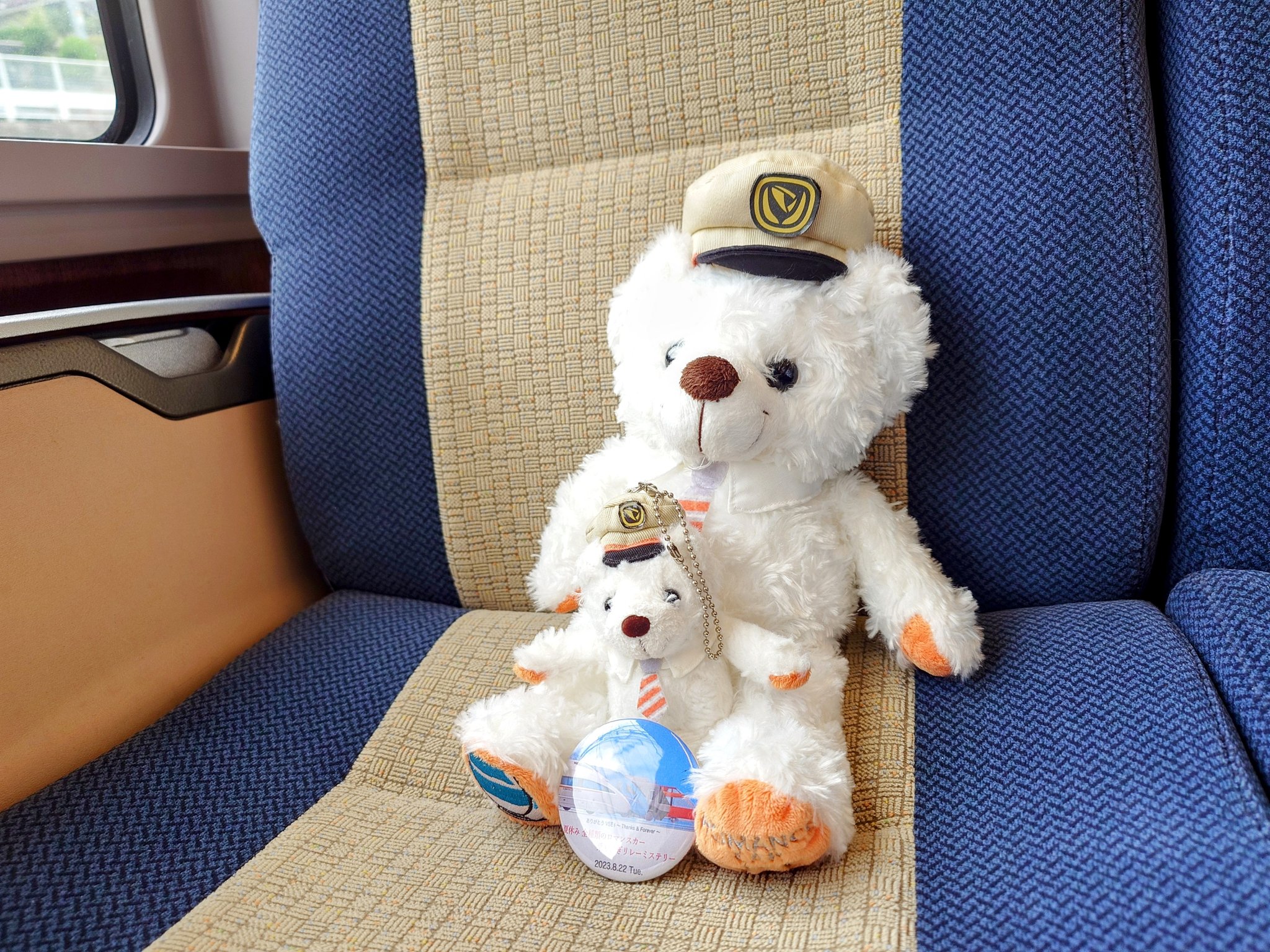 小田急ベア レアな ぬいぐるみ】小田急ロマンスカーベアーぬいぐるみ