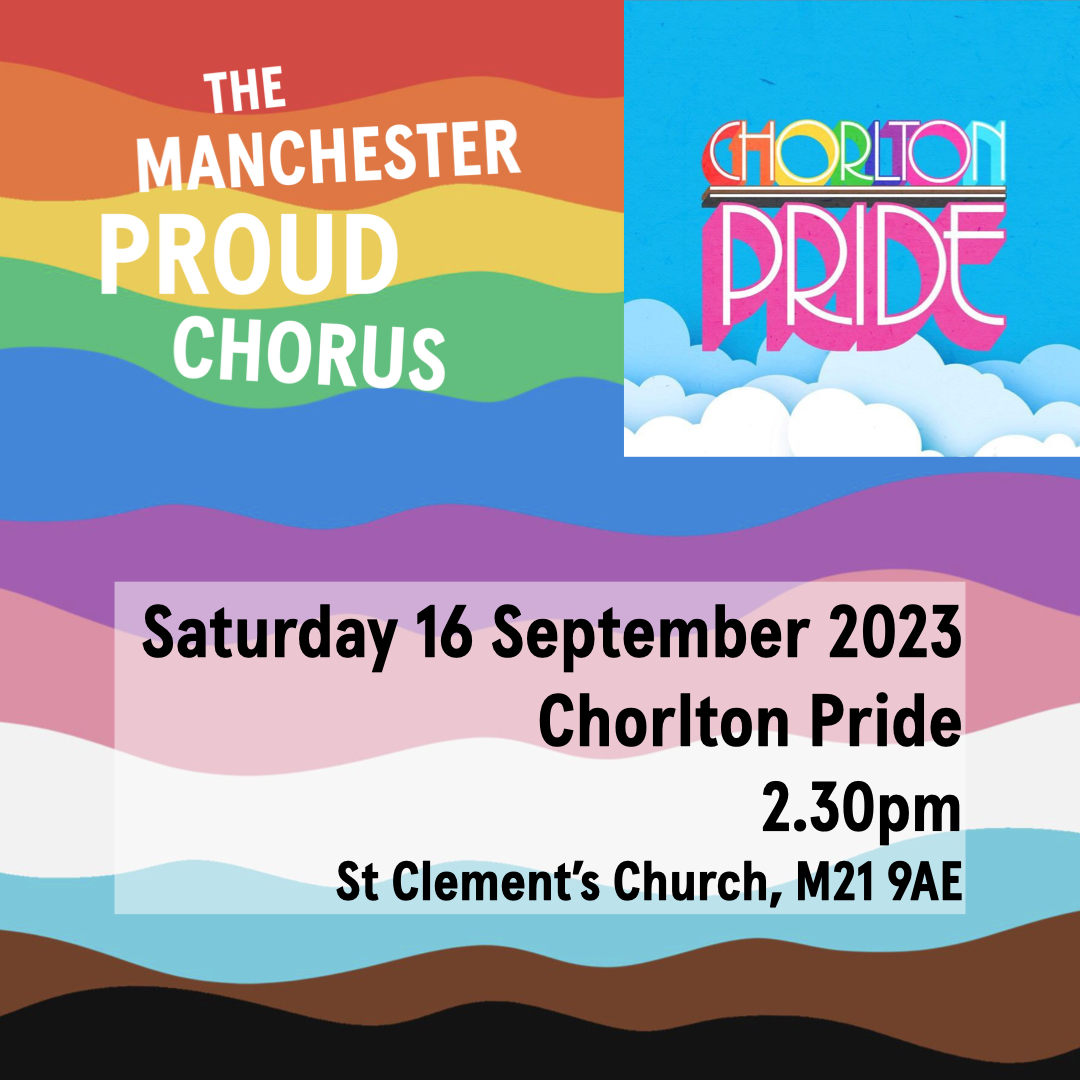 Pride season is finally upon us, and we can't wait to celebrate our community with joy. 
We have a busy schedule coming up: <a href="/ManchesterPride/">Manchester Pride</a> <a href="/DidsburyPride22/">Didsbury Pride</a> <a href="/ChorltonPride/">Chorlton Pride</a> <a href="/sonatamcr/">Sonata Piano & Cabaret Lounge</a> 
Check us out and come and say hi! We look forward to seeing you all there 🌈🏳️‍⚧️