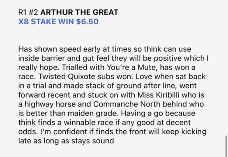 Ben's 🐎Racing Tips tweet media