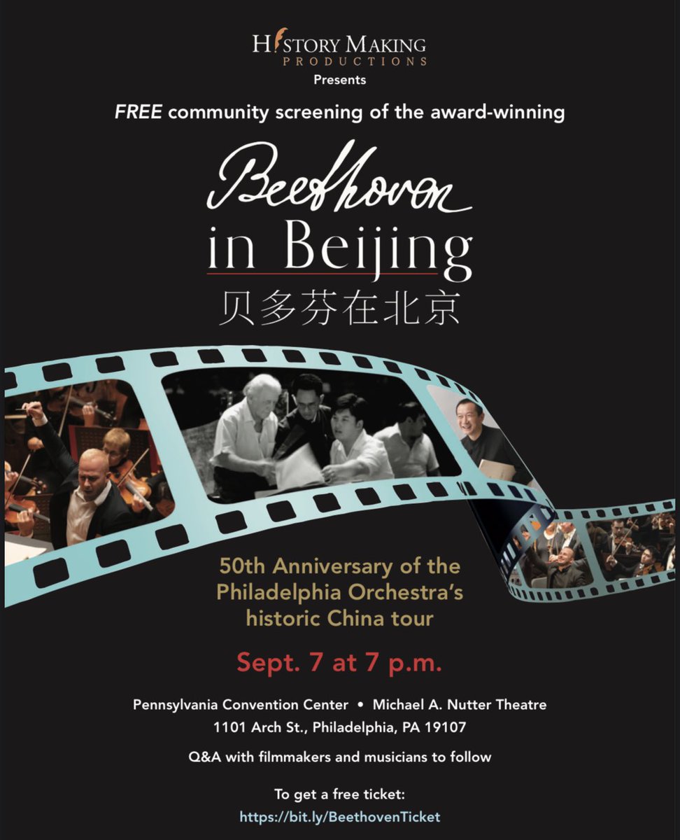 Beethoven in Beijing screening to mark 50th anniversary of Philadelphia Orchestra in China