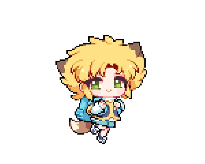 츠키노 콘타 #pixelart #pixel #pixelartist #ドット絵 #픽셀아트 #クラッシュビーダマン 