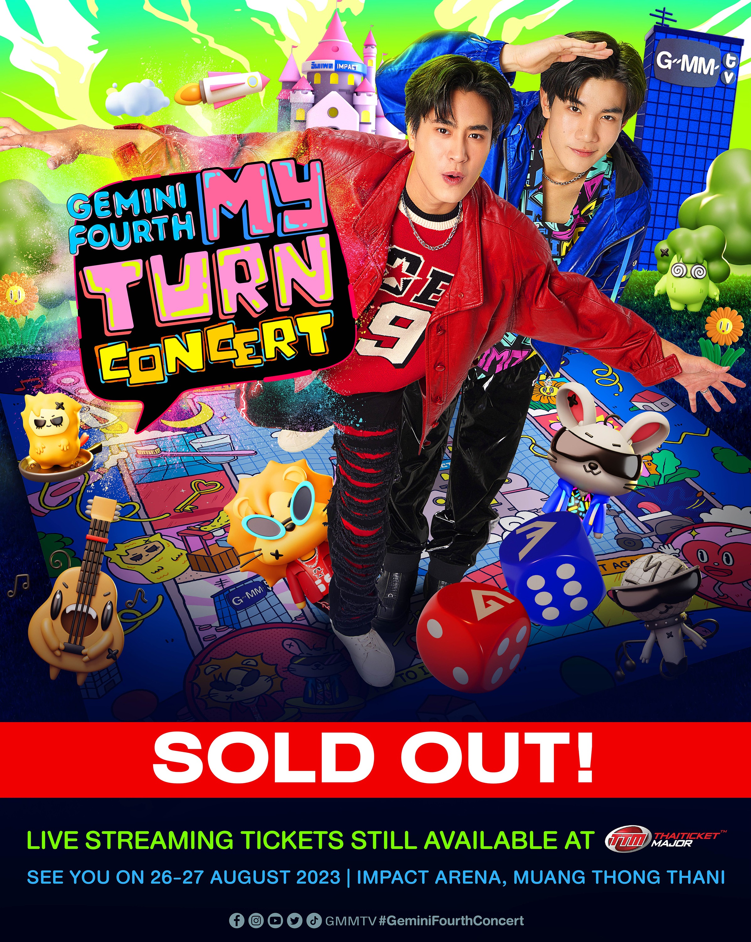 Pre-order] Gemini Fourth My Turn Concert Official MDs My