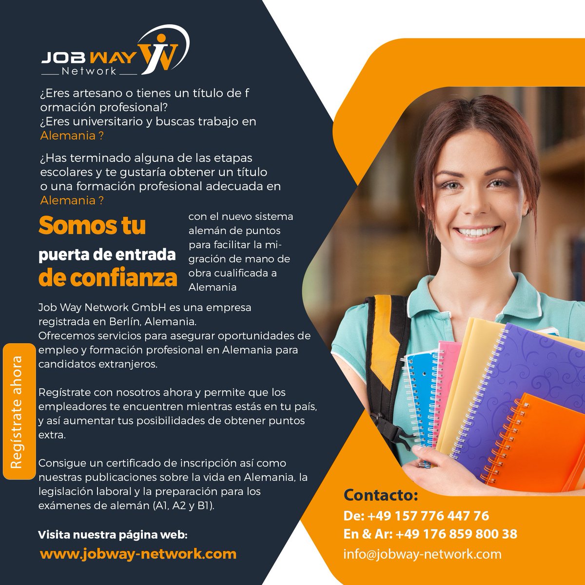 JobWayNetwork's tweet image. #workingingermany 
jobway-network.com